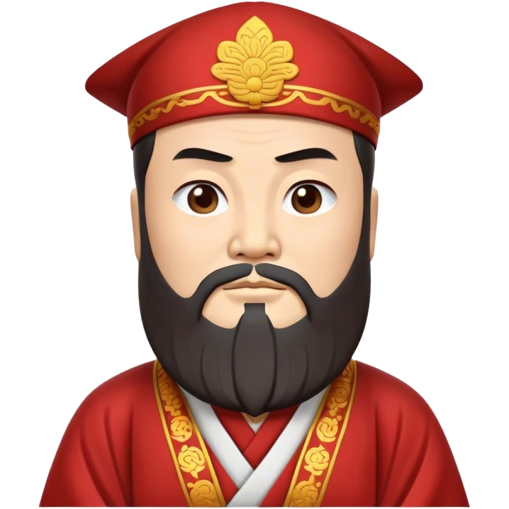 Cinematic Realistic Confucius Portrait Emoji, depicted as a wise ancient philosopher in traditional robes with a serene, contemplative expression, rendered with soft timeless textures and harmonious natural lighting that captures his enduring wisdom. emoji