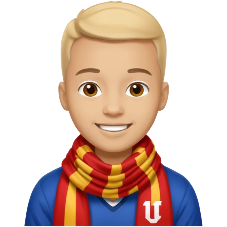 sports Fan with Team Scarf emoji