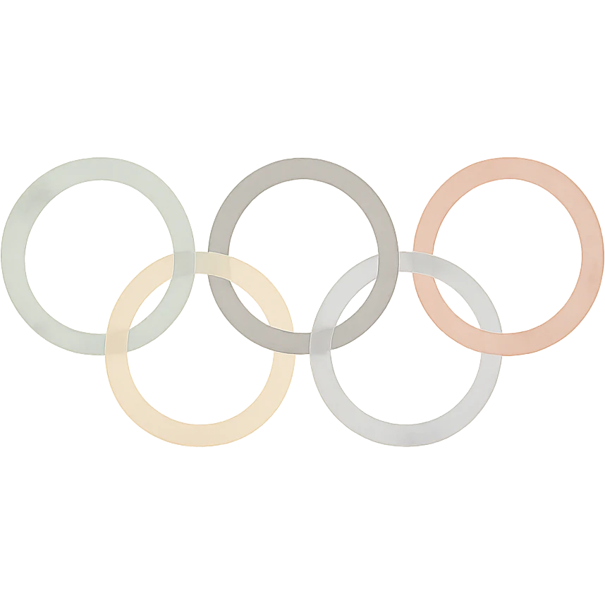 les anneaux olympiques emoji