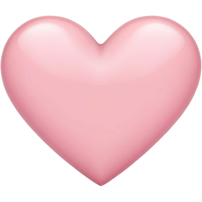 light pink heart emoji