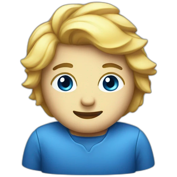 blue software emoji