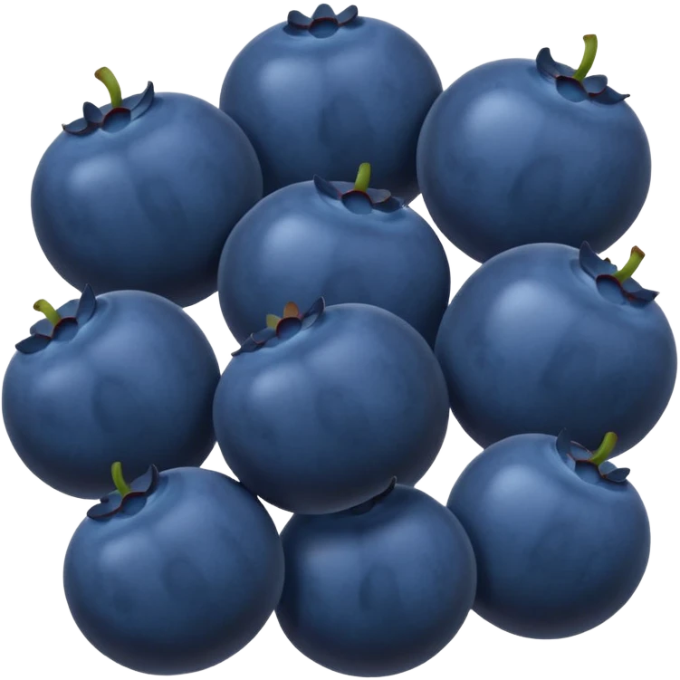 blue berries emoji