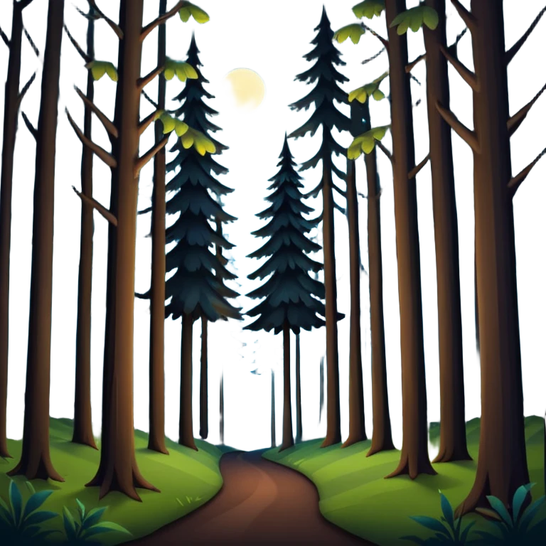 forest nigth emoji