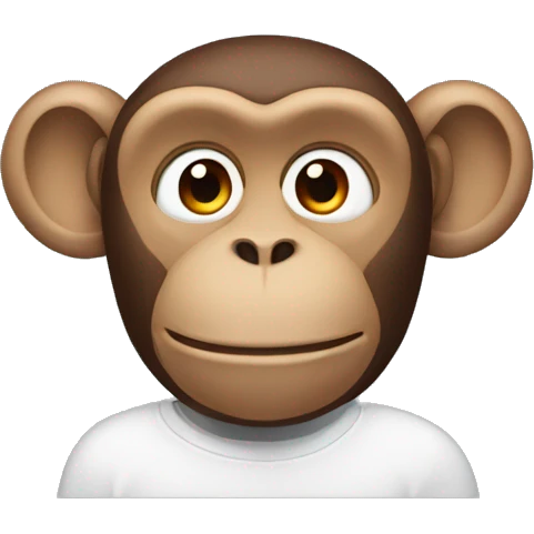 monkey with Airpods Max emoji