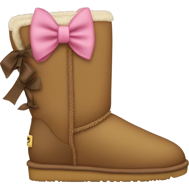 Uggs with a bow  emoji