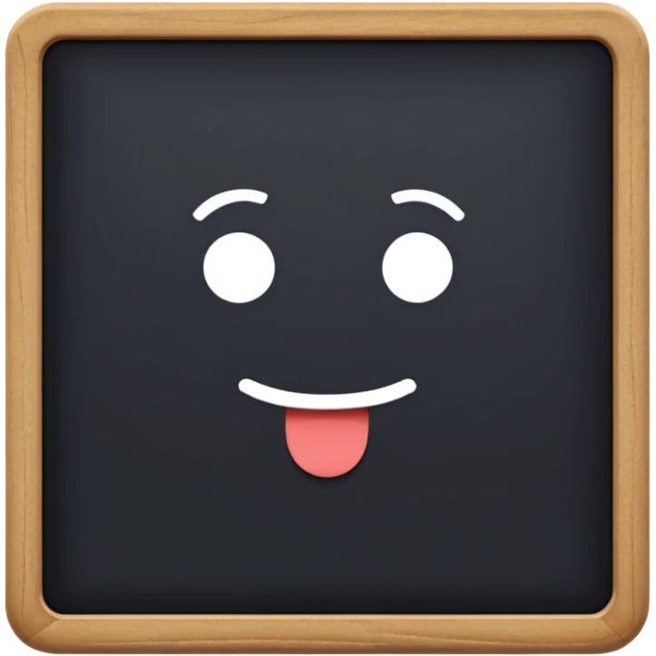 chalk board emoji