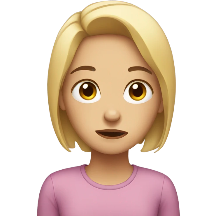 Tired girl emoji