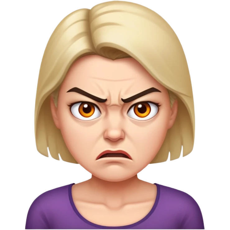 Angry woman  emoji
