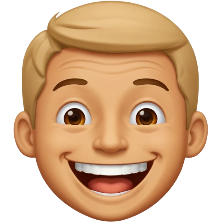 man lauughing hard  emoji