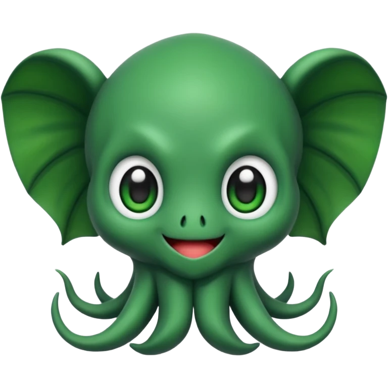 cute chibi ctulhu emoji