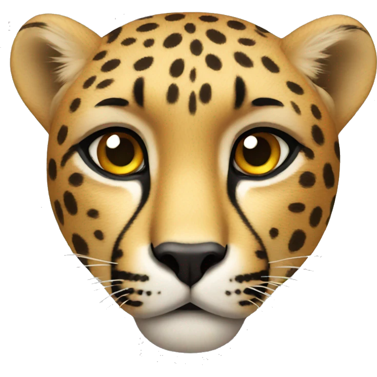 cheetah face emoji