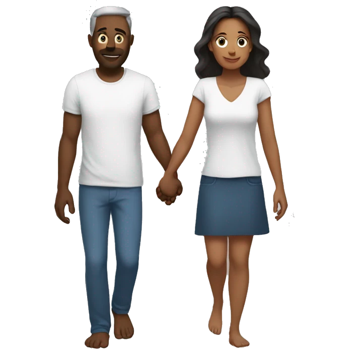 Holding hands with my wife  emoji