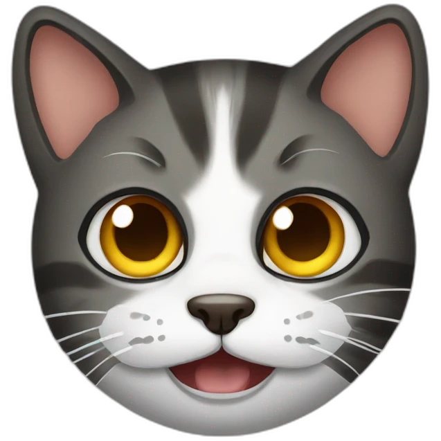 scared looking cat emoji