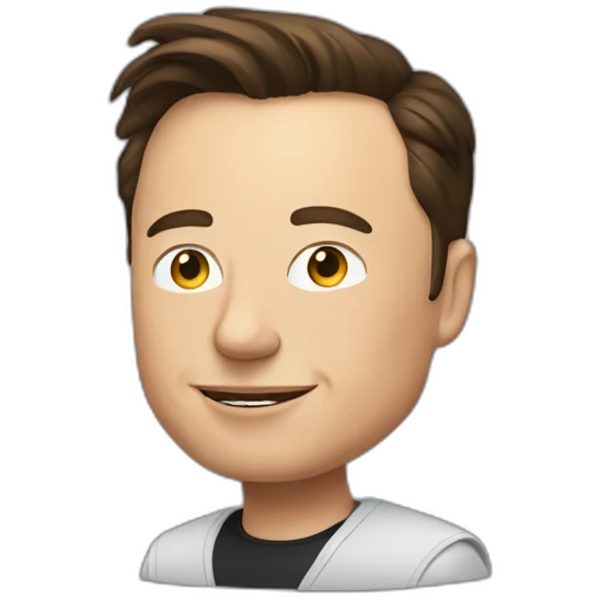 high elon musk emoji