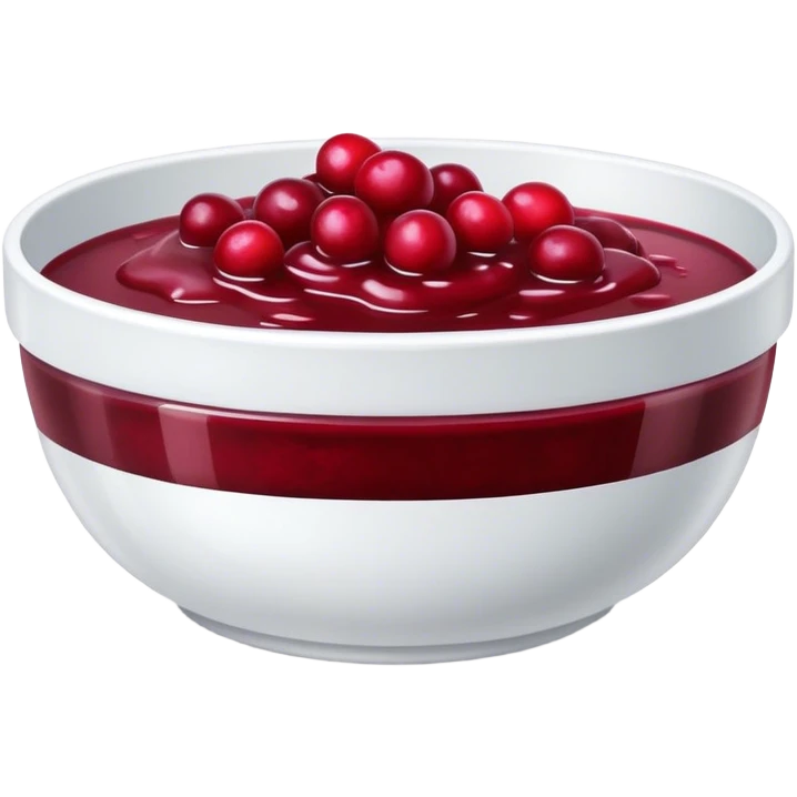 Cranberry sauce emoji