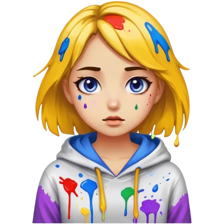 Artsy girl emoji
