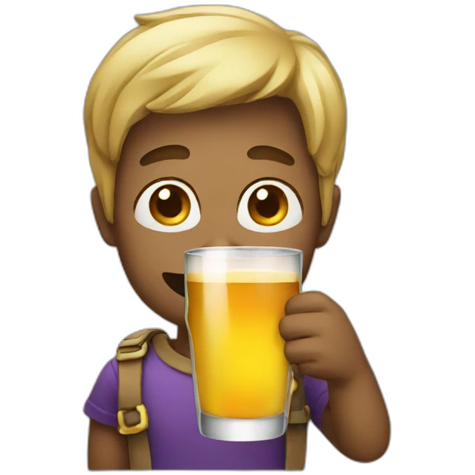 drinking emoji
