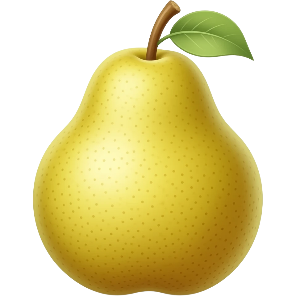 Asian pear emoji