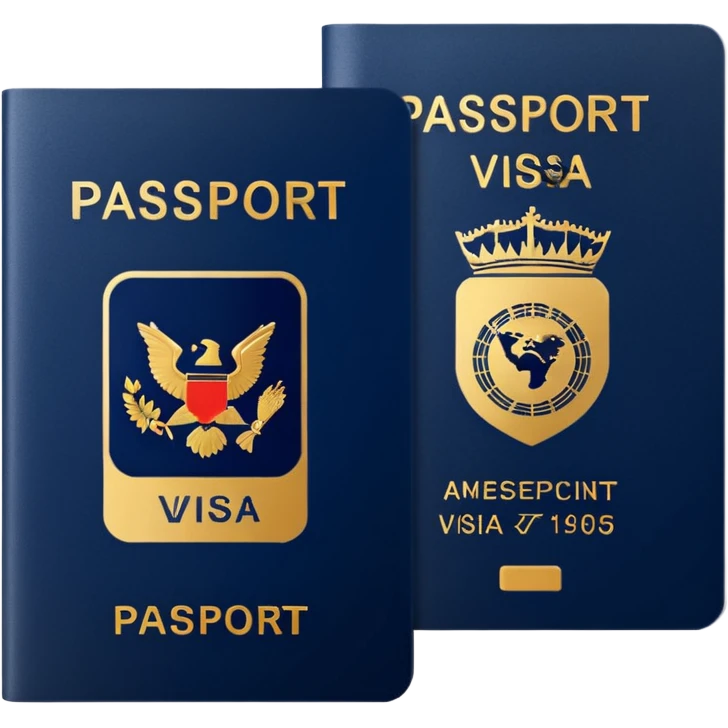 passport and visa emoji