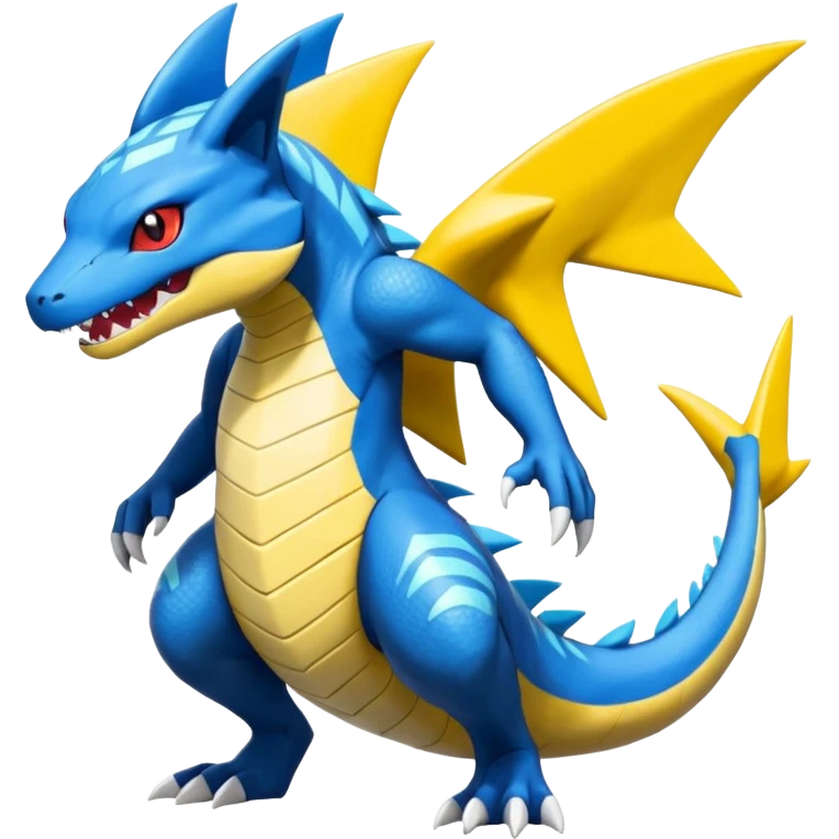 Salandit-Zeraora-Veemon-Sharpedo-Garchomp-Ampharos-fusion emoji