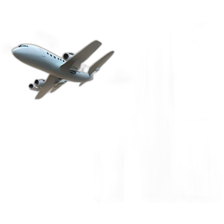 Plane flying towards two towers emoji