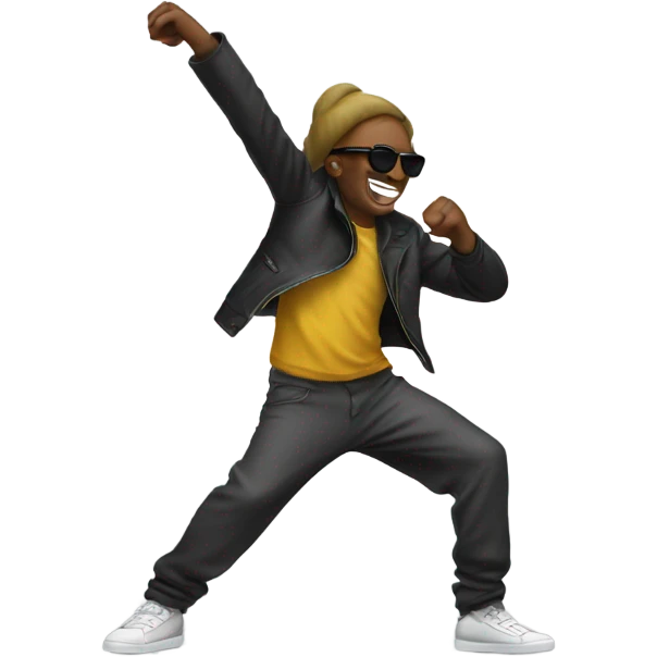 cool person dabing emoji