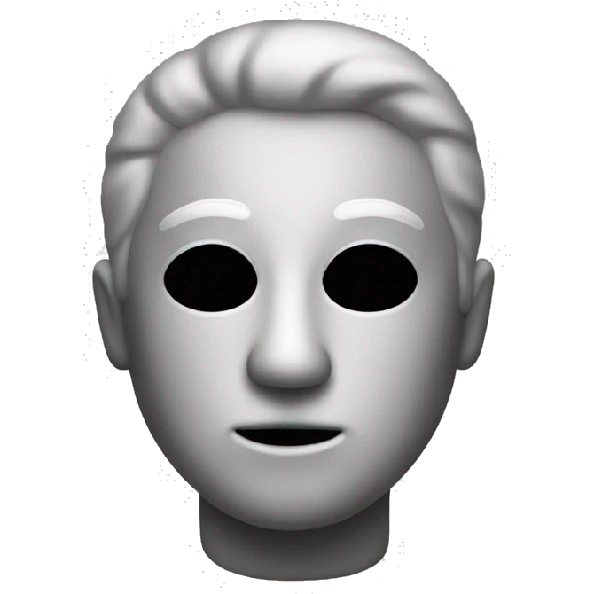 Small black and white pin to mark location. No face  emoji