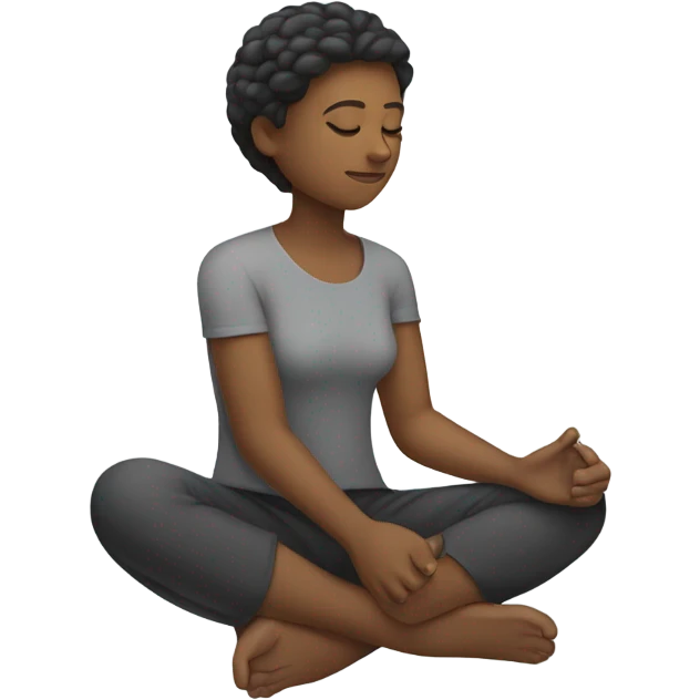 Meditation  emoji