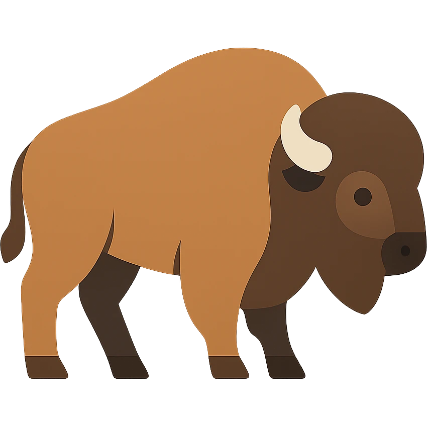 Bison emoji