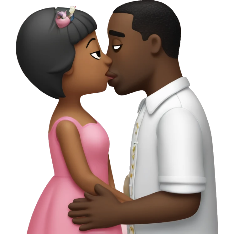 peppa pig kiss p diddy emoji