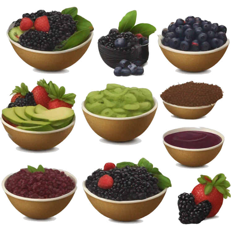 Açai Bowl￼ emoji