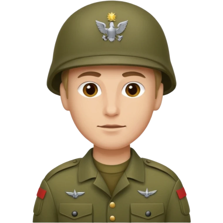 soldier without helmet emoji