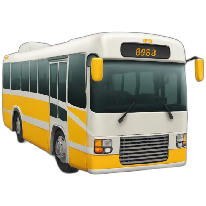 Autobus en folie emoji