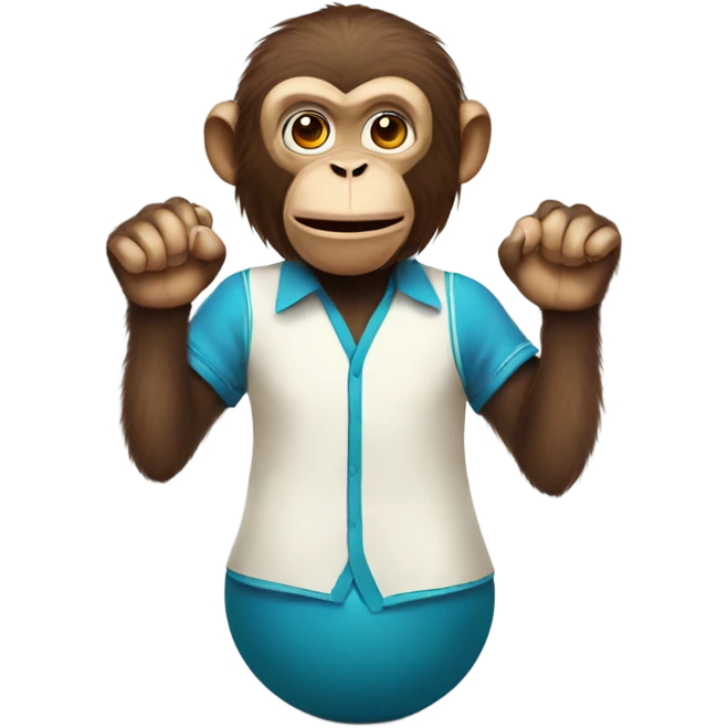 Monkey bowling  emoji