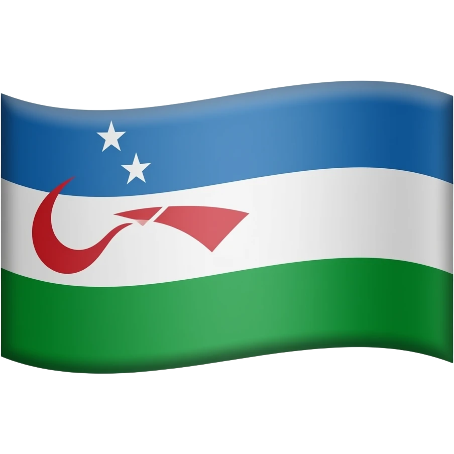 Нарисуй эмодзи флаг Татарстана emoji