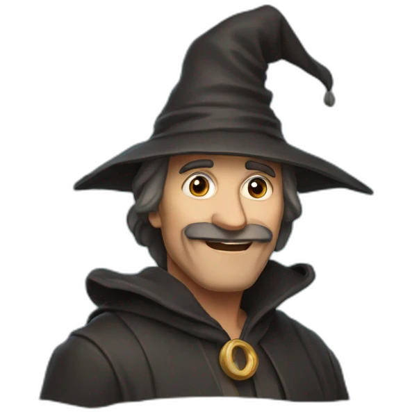Sorcière qui rigole emoji