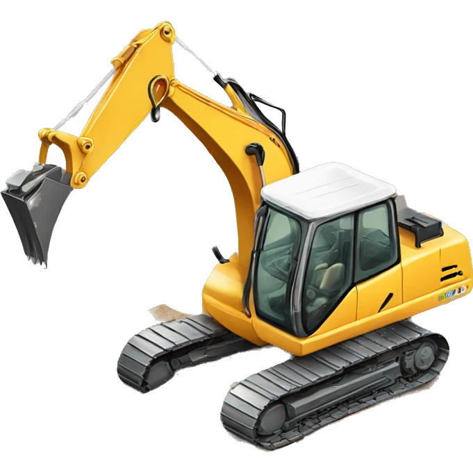 Excavator ￼ gives thumbs up emoji