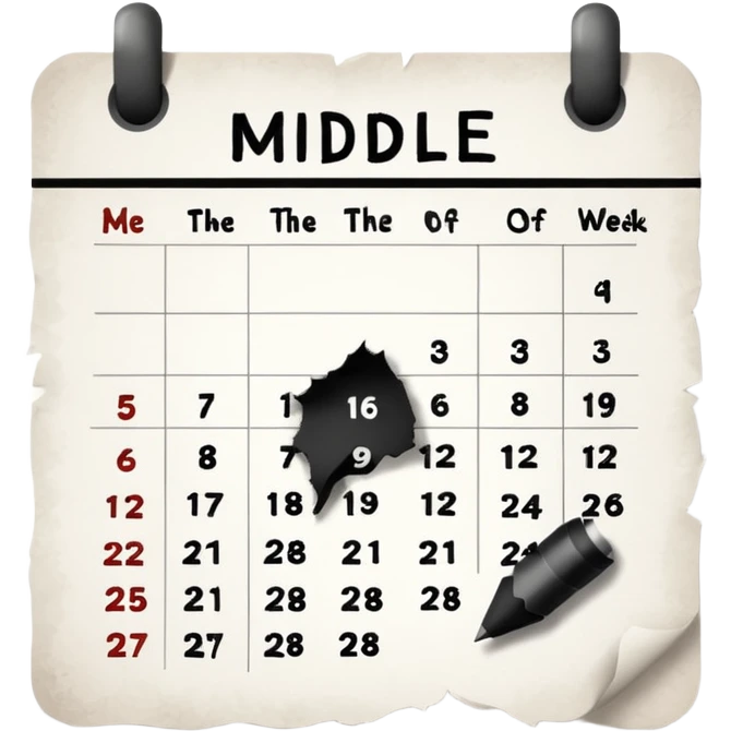 middleof the week emoji