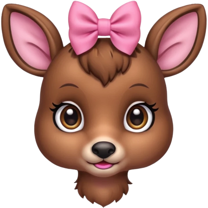 Deer cute and girly emoji
