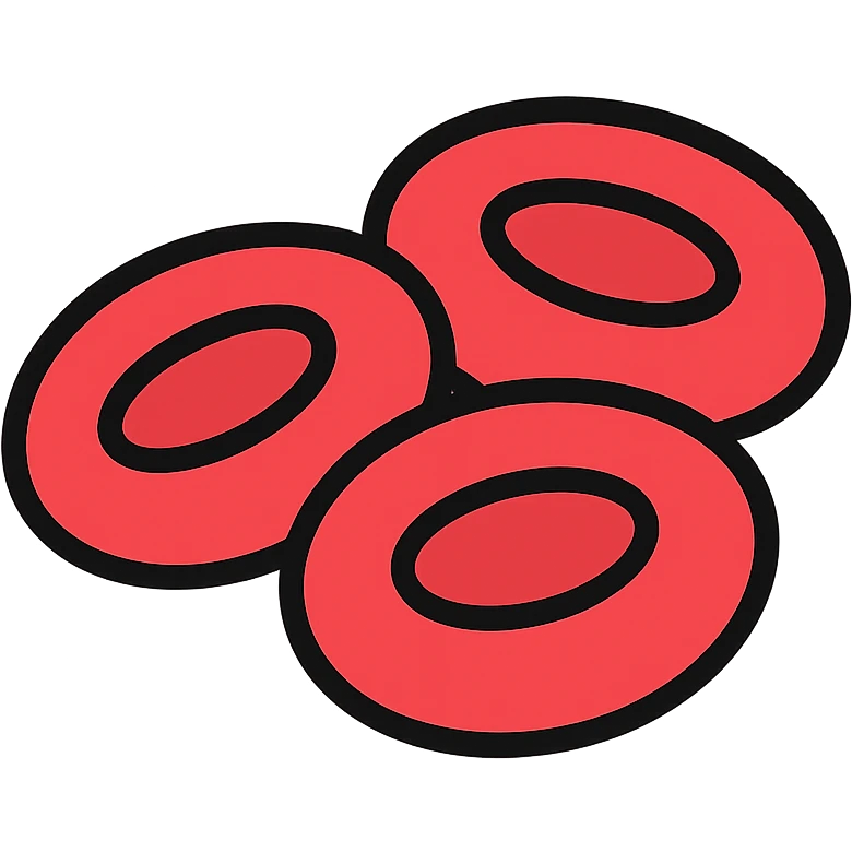 red blood cells emoji