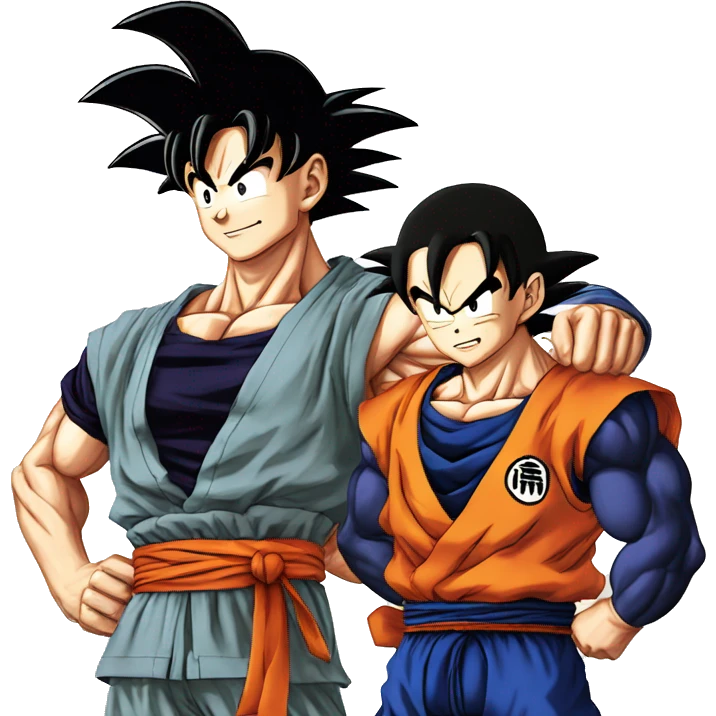 Akira toriyama et Goku amis emoji