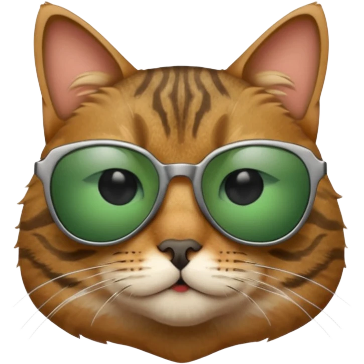Cat wearing sunglasses emoji