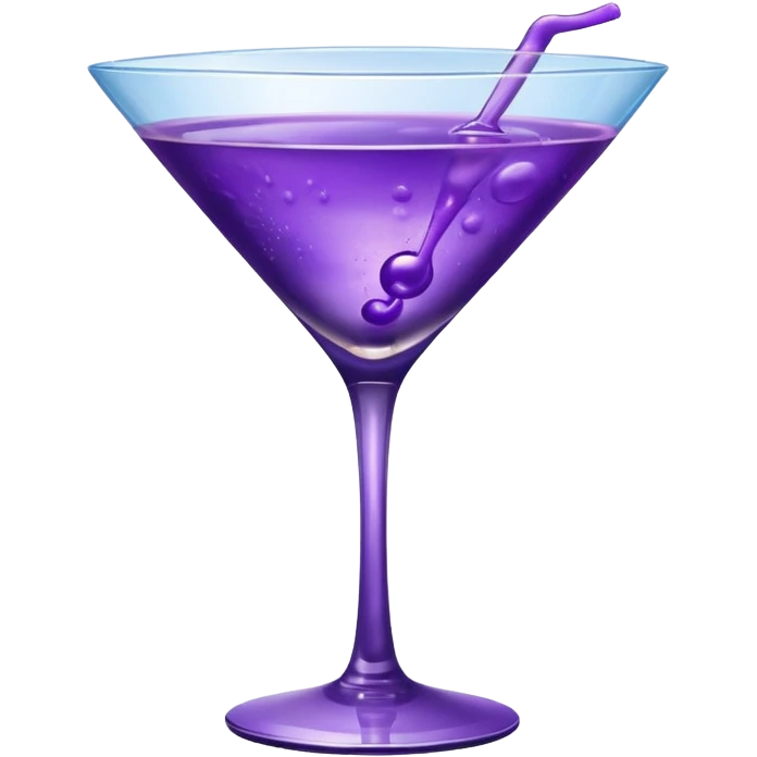 purple martini  emoji
