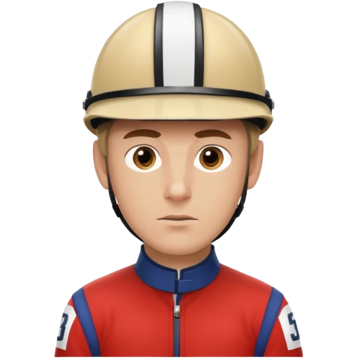 horse jockey men face emoji
