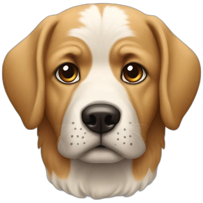 Chien qui fait un caca emoji