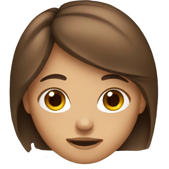 brown hair  emoji