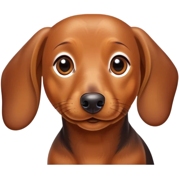 Perro salchica emoji
