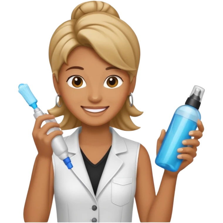 Stylist with spray bottle




 emoji