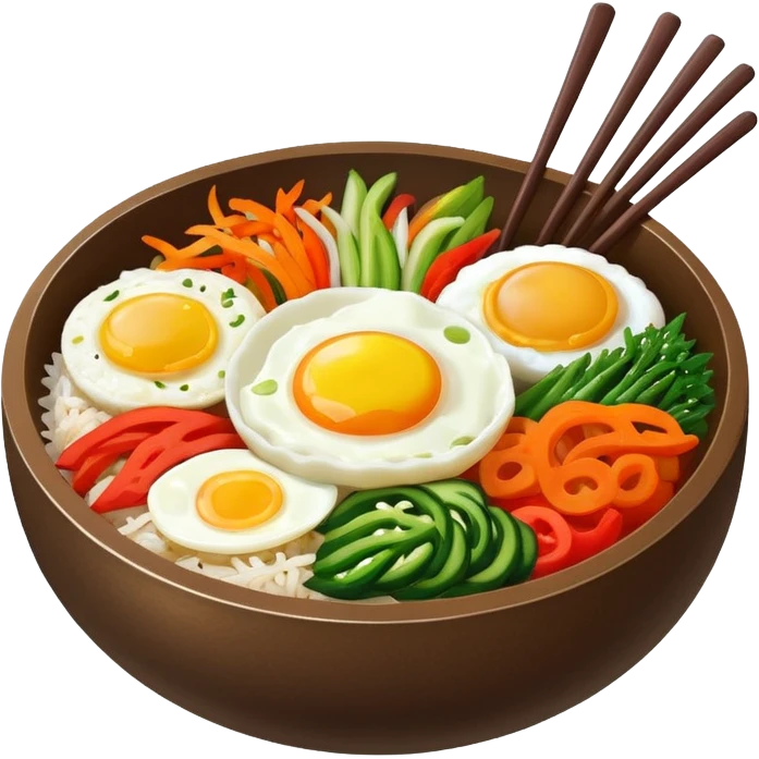 Create an emoji for Korean bibinba  emoji