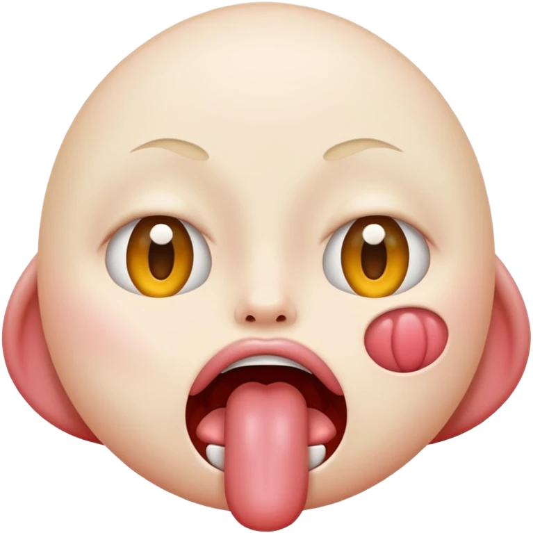 Face with tongue sticking out and rolled back eyes emoji
